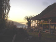 Blick vom Dilgerhof nach Sdwesten in den Nebel am 6.11.2003