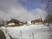 Blick nach Nordwesten zum Neubauernhof in St.Peter-Rohr am 20.2.2004