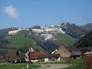 Blick �ber Unteribental-Hofacker nach Norden zum Lindenberg am 6.4.2006