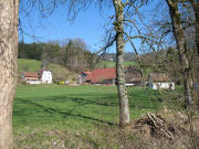 Blick nach Nordwesten zum Melcherhof im Unteribental am 6.4.2006