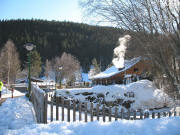 Blick nach S�dosten zum Empfangsb�ro des Camping Bankenhof am 16.1.2006