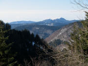 Blick von Juhe Hebelhof nach Westen zum Belchen am 16.1.2006