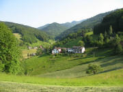 Blick von B�rchau-Sonnhalden nach Norden zum Belchen am 13.6.2006