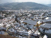 Blick nach S�den �ber die Wiehre am 12.3.2006