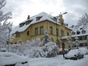 Blick nach Osten zum Gasthaus Sonne in der Lindenmattenstrasse am 5.3.2006
