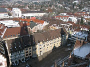 Blick nach Norden zur Stadtbibliothek am 12.3.2006