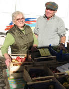 Erich und Martha G�pfert am 18.11.2006 bei Sonne und 18 Grad 