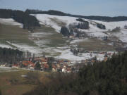Tele-Blick vom Sch�nberghof am Lindenberg nach Nordosten �ber St.Peter zu Rotenhof und Schmittenbach am 27.12.2007