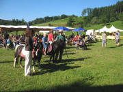 "Fr�hst�ck auf dem Bauernhof" am Melcherhof am 5.8.2007 - Blick nach S�den
