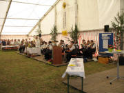 Gottesdienst mit Diakon Bernhard Eiermann und Musikverein Ebnet am 24.6.2007 beim Wangler-Kreuz