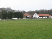 Blick nach Norden zu den Schlatth�fen am 9.3.2007