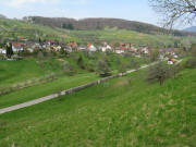 Blick nach Nordosten auf Feuerbach am 17.4.2008