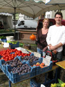 Obst und Gem�se von Hildegard Hiss aus Eichstetten: Lena und Michael am 22.8.2008 