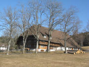 Blick nach Osten zum Baschishof am 19.2.2008