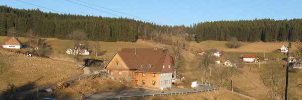 Blick nach Norden zum Pauli-Wirt in Rudenberg am 11.2.2008