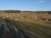 Blick nach Nordosten �ber den Michelehof auf Rudenberg am 11.2.2008