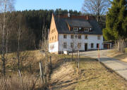 Blick nach Westen zum ehemaligen Schulhaus in Rudenberg am 11.2.2008