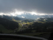 Blick von Lindenberg nach S�den ins Ibental am 6.1.2008 um 12.05 Uhr