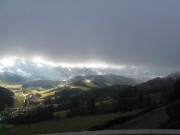 Blick von Lindenberg nach S�den ins Ibental und Dreisamtal (rechts) am 6.1.2008 um 12.05 Uhr
