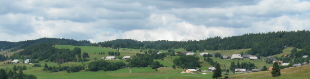 Blick nach Norden auf Oberibach am 23.7.2008
