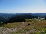 Blick vom Bismarckturm nach Osten zum Feldberger Hof am 31.8.2009