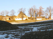 Blick nach Nordosten zum Nazihof am 11.1.2009 sp�t nachmittags