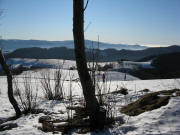 Blick von Neubauern-Ebel nach S�dwesten �ber Rohr zum Schauinsland am 11.1.09