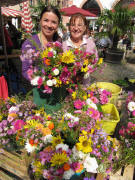 Anni Koch mit Tochter aus Bahlingen am 22.9.2009 auf dem M�nstermarkt