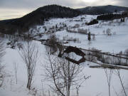 Blick nach S�dwesten auf Neuenweg am 21.2.2010 gegen Abend