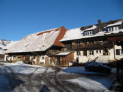 Blick zum Alten J�gerhof (links) am 14.12.2010