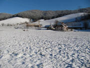 Blick nach Nordosten zum Petershof in Unteribental am 26.10.2010