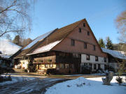 Blick nach Nordwesten zum Schneiderhof am 14.12.2010