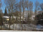 Blick nach Nordost zur Vaterunserkapelle am 13.12.2010