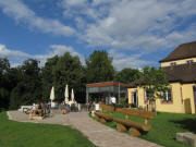 Blick nach Nordosten zum Cafe am Jesuitenschloss am 13.7.2011