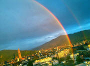 Blick vom Kagan nach Osten �ber Freiburg Anfang April 2012