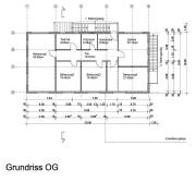 Grundriß OG des Schülerhauses - Stand 9.11.2005