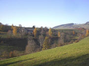 Blick vom Str�sschen von Oberibental nach St. Peter nach Nordwesten zum Hulochhof am 4.11.2003