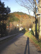 Blick nach Norden zum Sägendobel am 6.11.2003