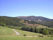 Blick von Eck (849 m) nach Osten zum Belchen
