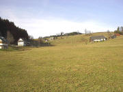 Blick vom Hasenhof nach Norden zu Donish�usle links, Heselhof oben und Donishof rechts