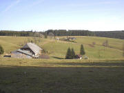 Blick nach Osten �ber Heselhof links zum Schweizerh�usle am 21.11.2003