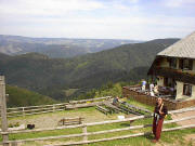 H�fner H�tte: Blick nach Norden: St. M�rgen, Schweigh�fe