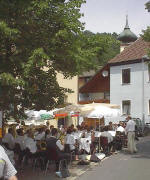 Erster Dorfhock im Juni 2003 in Ebnet bei Freiburg