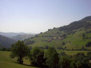 Blick nach S�dosten auf Laitenbach und ins Wiesetal