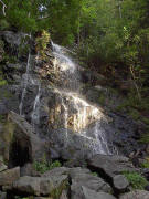 Am Zweribachfall, 11.8.2003 um 7.30 Uhr morgens