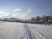 Blick vom Abrahamshof zur�ck nach Westen zum Hinterdorf am 22.2.2004 - machen auch Sie mit!