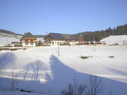 Blick nach Norden zum Bühlhof bei Waldau am 21.2.2004