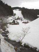 Blick nach Norden auf Glash�tte am 2.2.2004