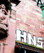 Blick nach Nordosten auf das Freiburger M�nster am 3.4.2005