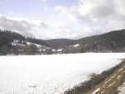Blick nach Norden auf Hammereisenbach und den Anfang des Urachtals am 2.2.2004